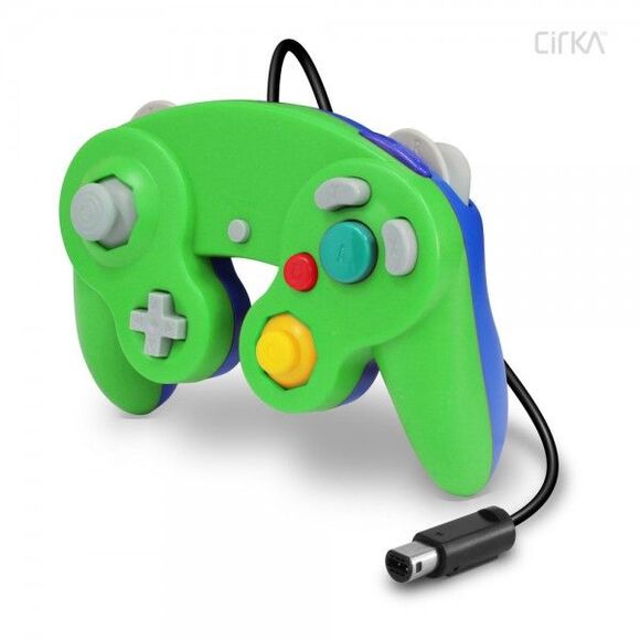 Nintendo Wii/GameCube CirKa controller (Green/Blue) - Picture 3 of 3